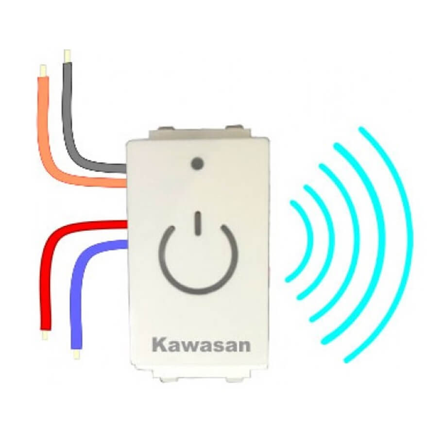 Hạt công tắc điều khiển từ xa âm tường KAWA RF02PNW